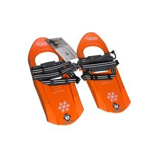 New Youth Snowshoes: Orange Yukon Penguin Jr. 7x16 AGES 6-10 / 25-100lbs
